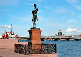 Памятник великому русскому мореплавателю И.Ф.Крузенштерну