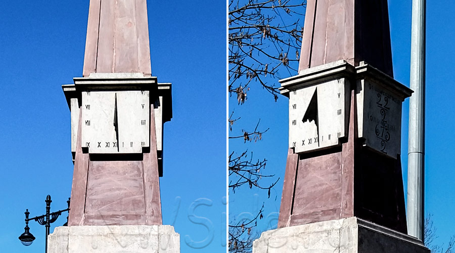 Cолнечные часы верстовые столбы Санкт-Птербург
