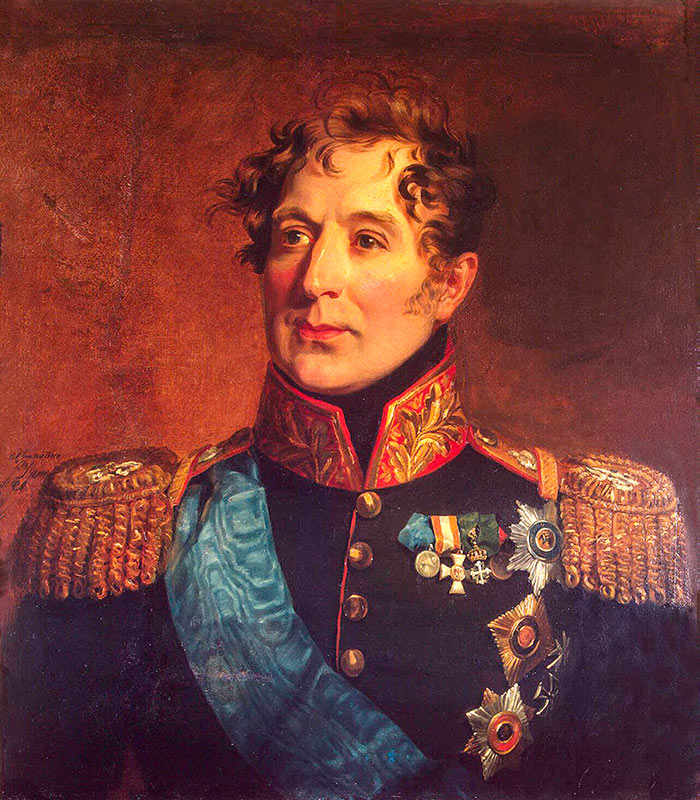 Портрет Михаила Андреевича Милорадовича кисти Джорджа Доу