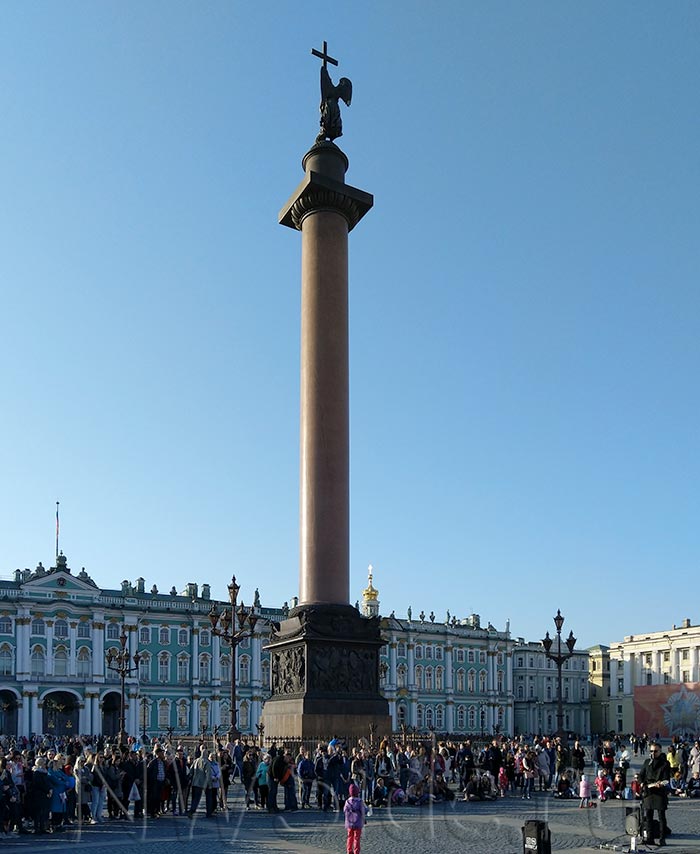 Александрийский столп Дворцовая площадь Санкт-Петербурга